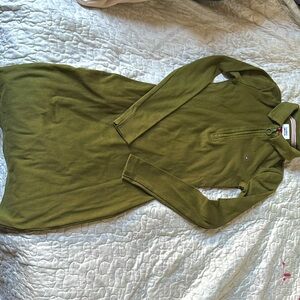 Tommy Hilfiger Green zipper dress